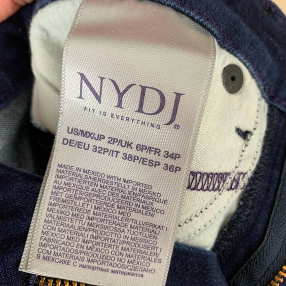 NYDJ Marilyn Straight Jean Size 2 Petite 2P - Picture 7 of 7